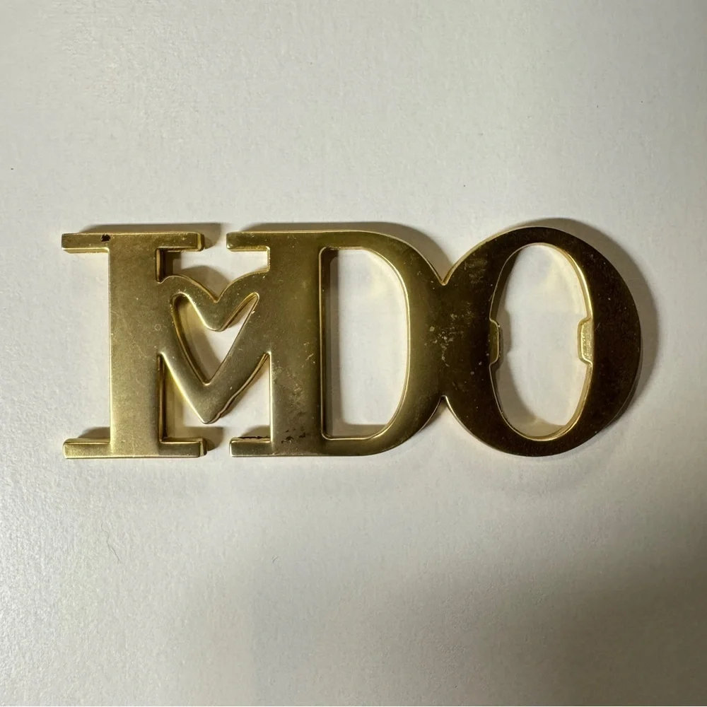 Gold I Do Bottle Opener